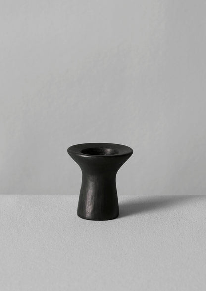 Portacandele Longpi Stubby | Argilla nera