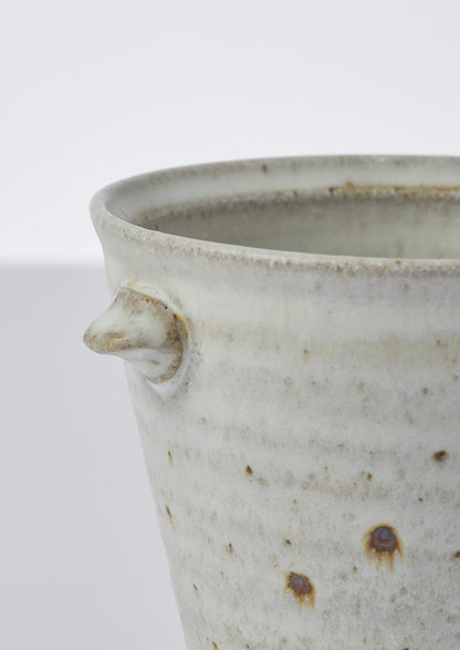 Tim Lake Small Lugged Pot | Bianco dolomite