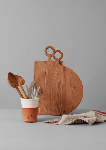 Scolaposate Willow Pottery | Terracotta/Ecru