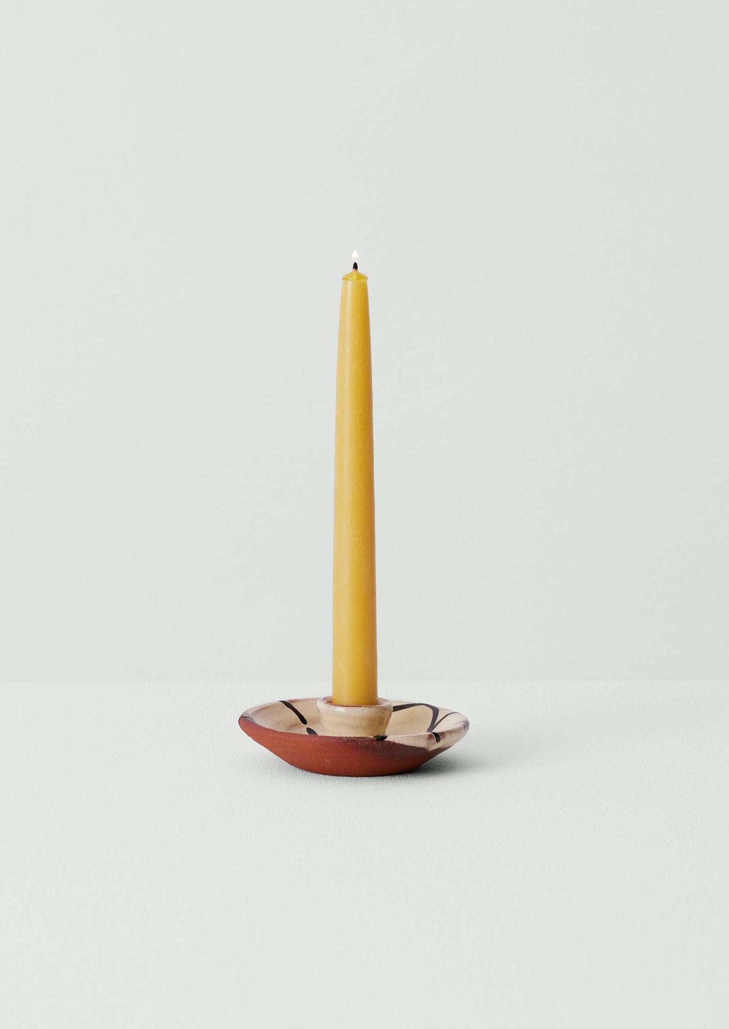 Portacandele Frances Savage | Crema/Terracotta