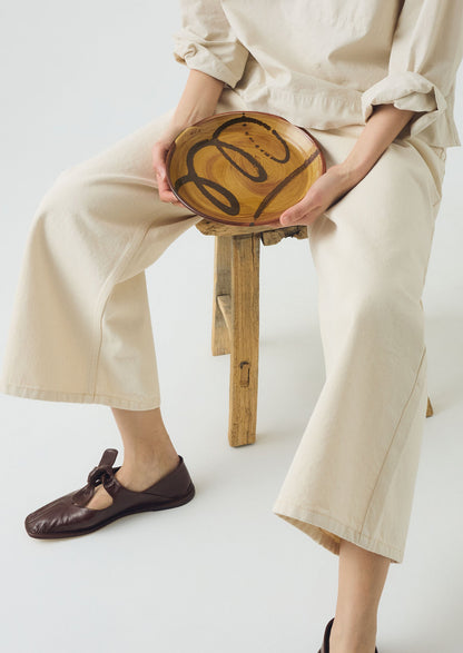 Piatto Slipware Ben Hall | Miele/Terracotta