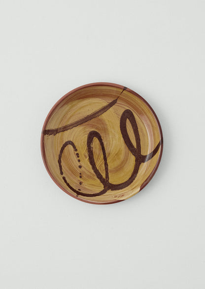 Piatto Slipware Ben Hall | Miele/Terracotta