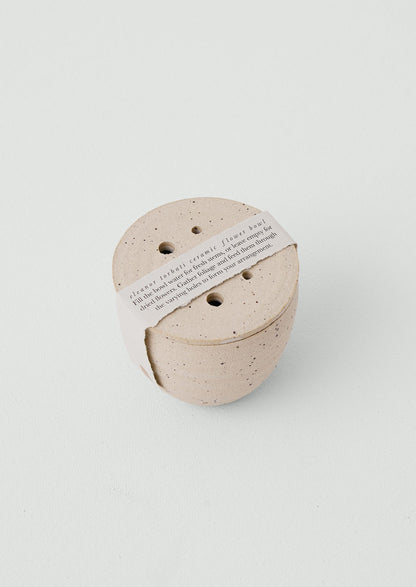 Ciotola per fiori in ceramica Eleanor Torbati | Crema