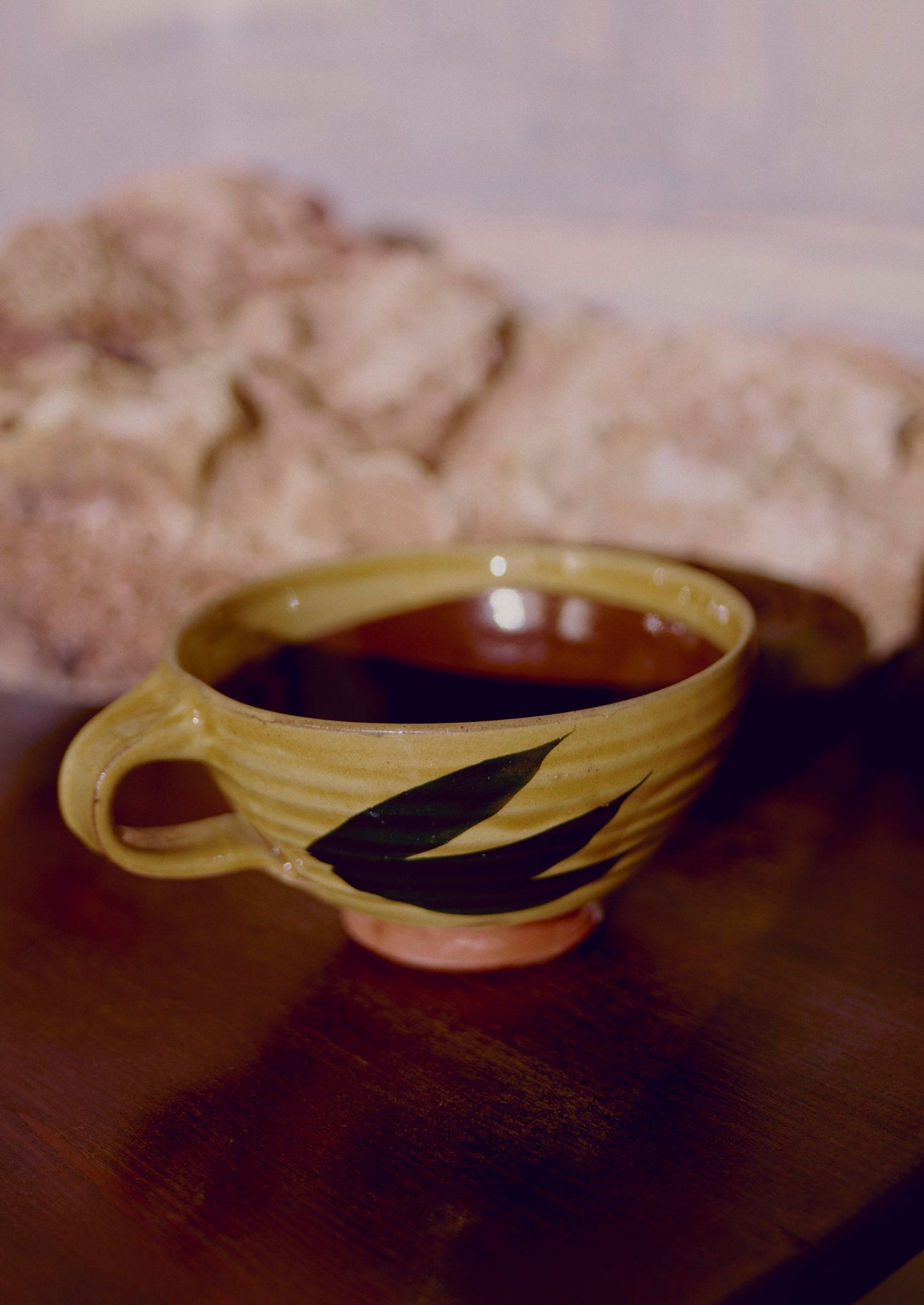 Tazza da tè Slipware Ben Hall | Miele/Terracotta