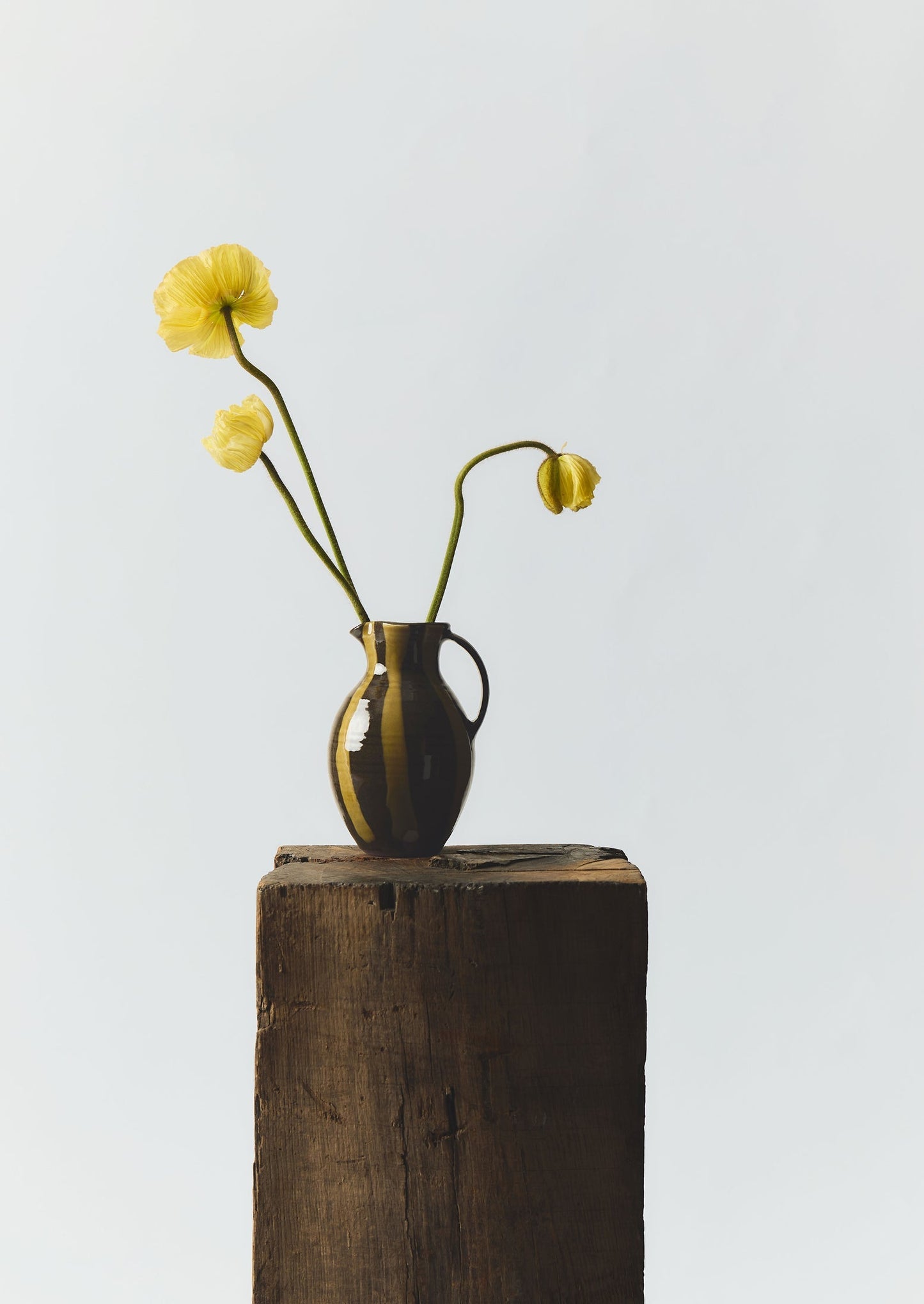 Brocca a strisce Lily Pearmain | Torba/Terracotta