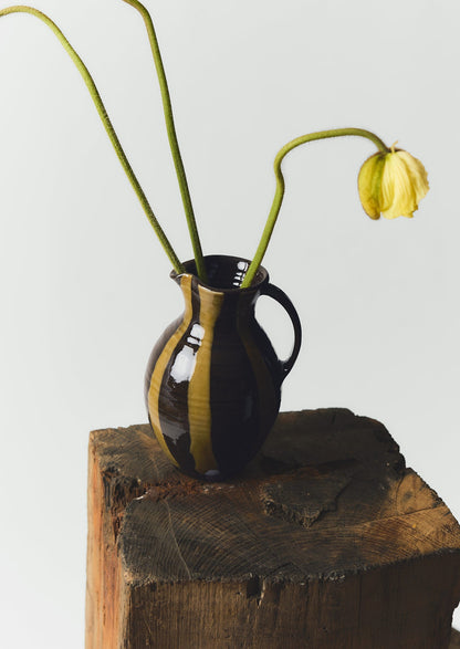 Brocca a strisce Lily Pearmain | Torba/Terracotta
