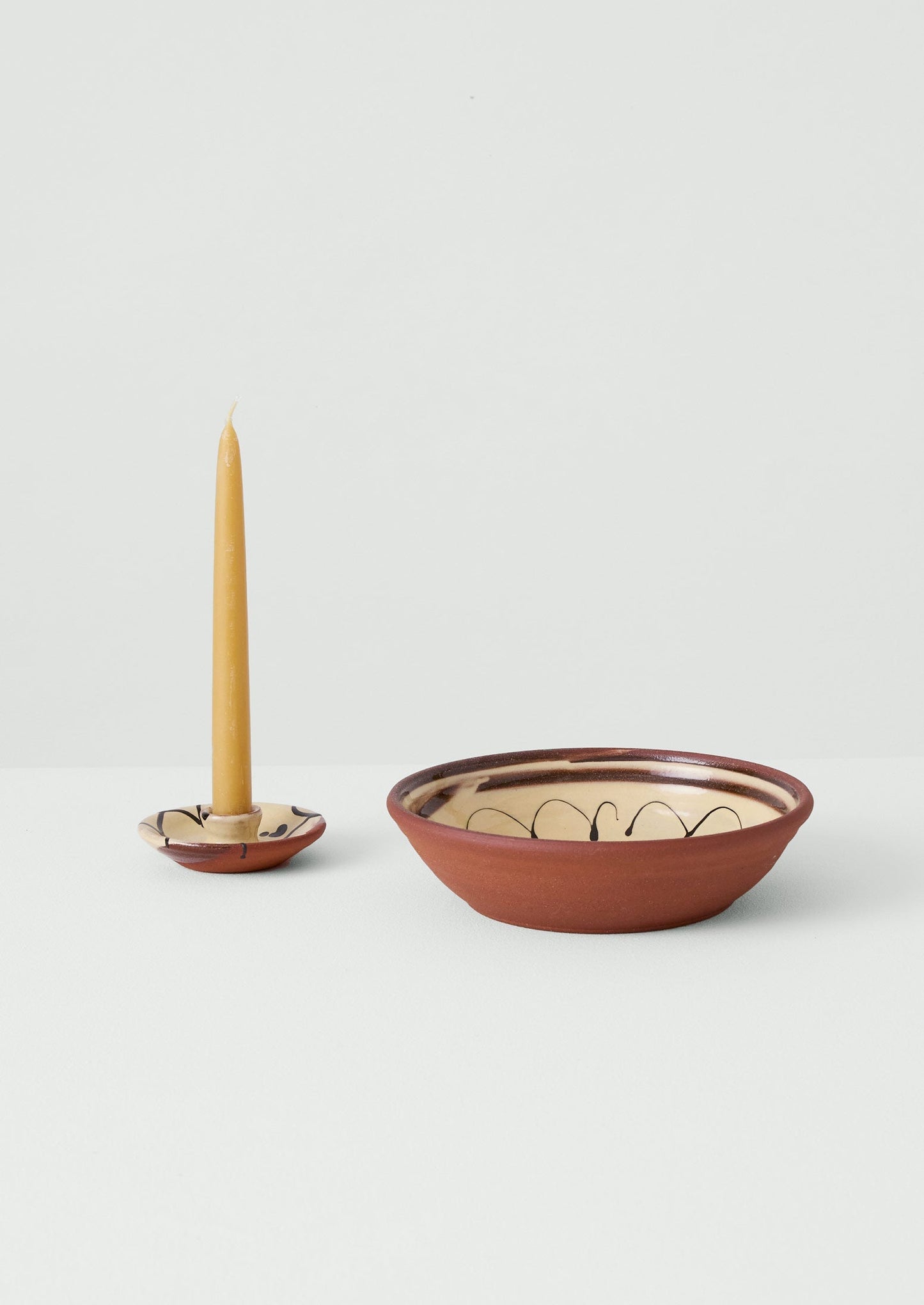 Ciotola da portata Frances Savage | Terracotta/Crema