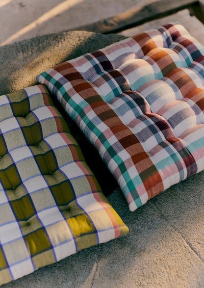 Cuscino per sedia Fiesta Check | Spice Multi