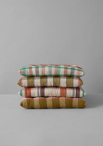 Cuscino per sedia Fiesta Check | Spice Multi