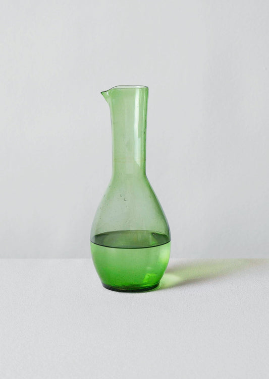 Caraffa in vetro marocchino | Verde
