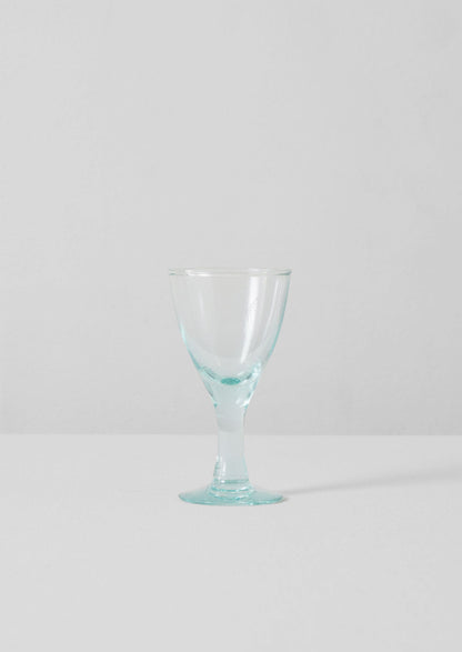 Set di bicchieri da vino boliviani riciclati | Trasparenti