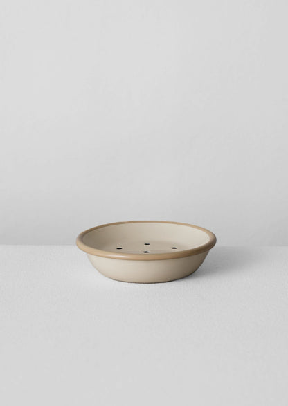 Portasapone smaltato | Stucco/Crema