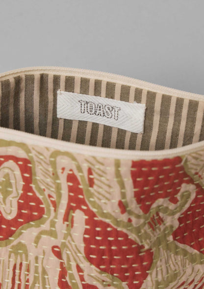 Sacchetto Kantha in tessuto rimanente | Mango/Kelp