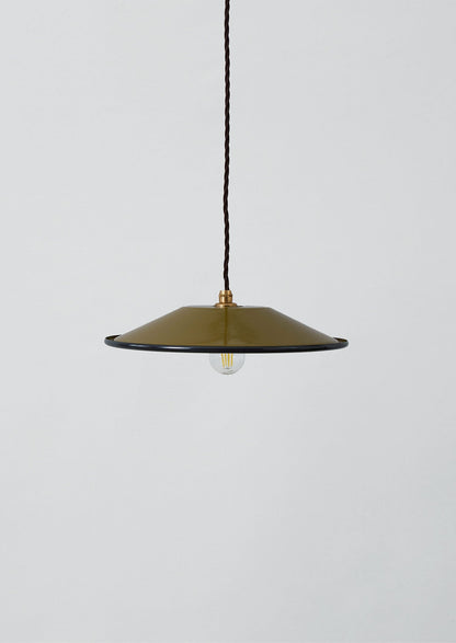 Paralume per lampada a sospensione in smalto | Oliva