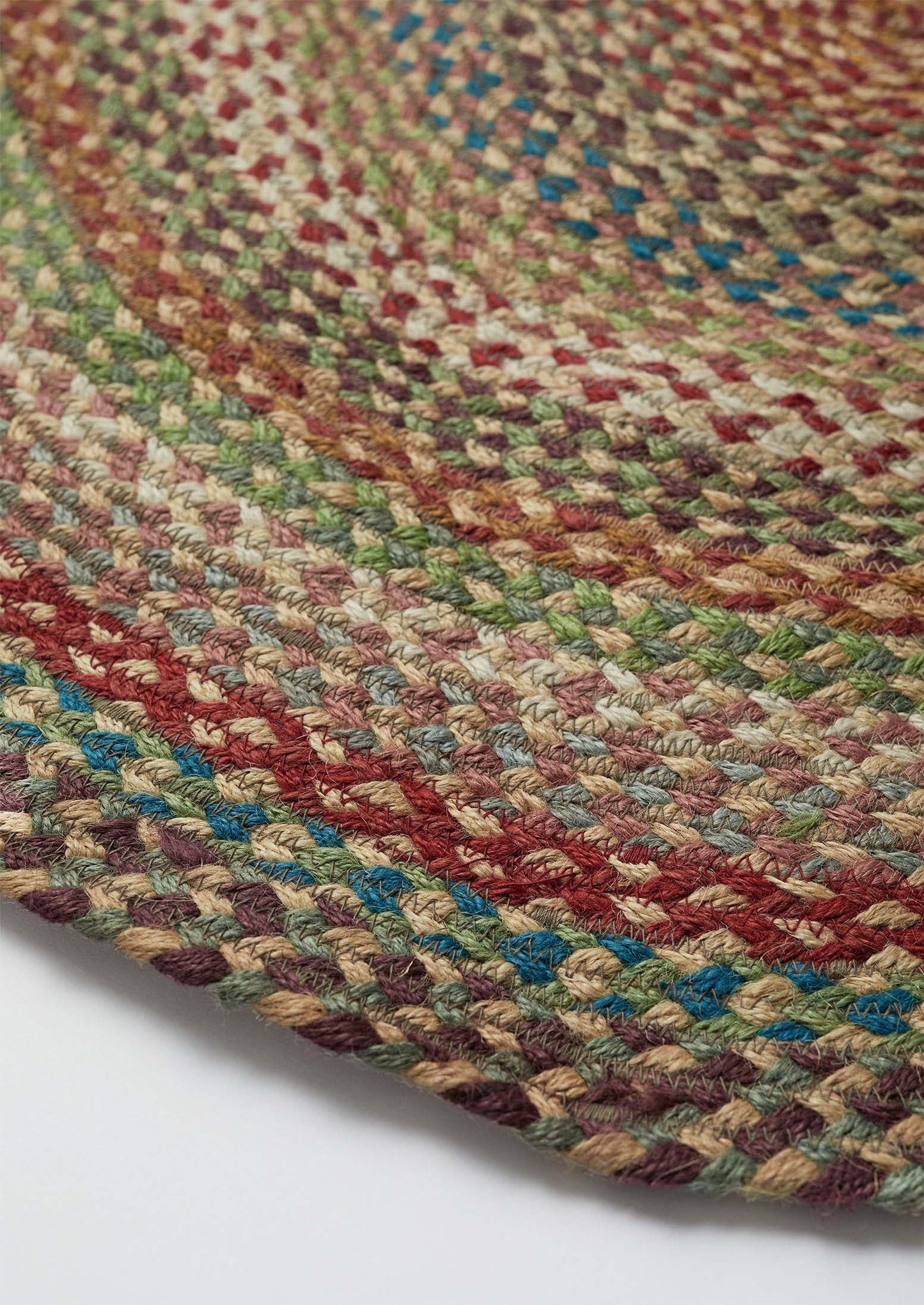 Tappeto in iuta biologica The Braided Rug Company | Multicolore