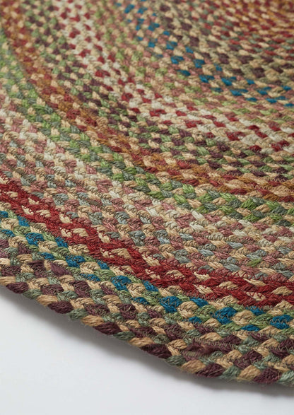 Tappeto in iuta biologica The Braided Rug Company | Multicolore