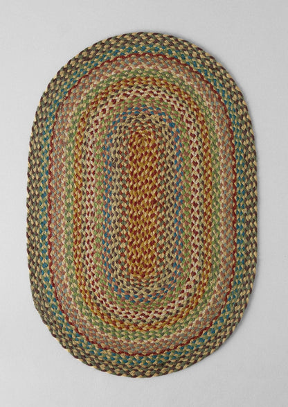 Zerbino in iuta biologica The Braided Rug Company | Multicolore