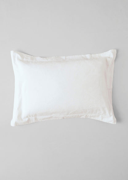 Set di federe in lino e cotone Oxford lavato | Ecru