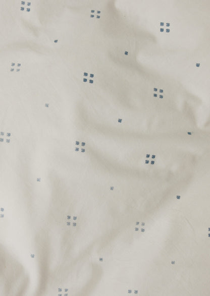 Copripiumino Rowan Print | Ecru/Blu tenue