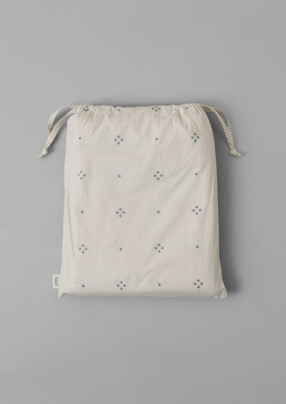 Copripiumino Rowan Print | Ecru/Blu tenue