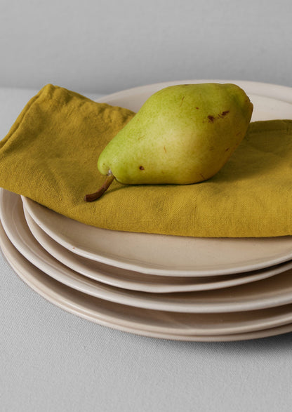 Piatto da portata Wonki Ware White Wash | Naturale/Bianco