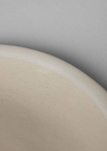 Piatto da portata Wonki Ware White Wash | Naturale/Bianco