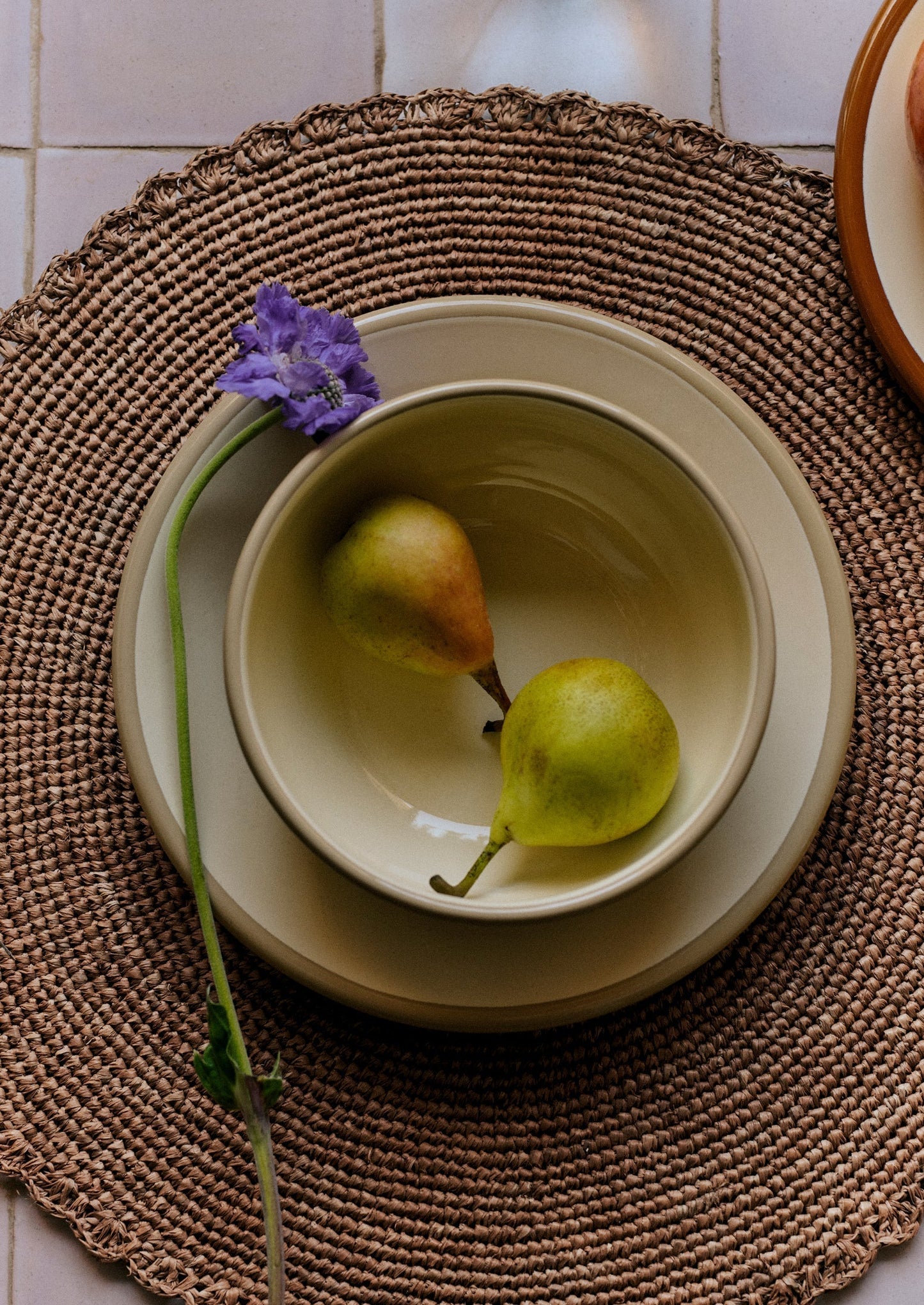 Piastra smaltata | Stucco/Crema