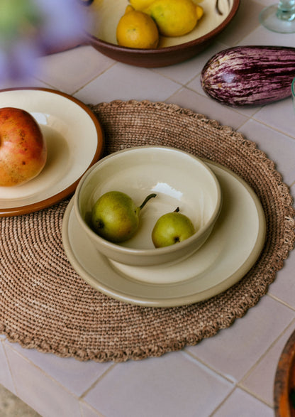 Ciotola da picnic smaltata | Stucco/Crema