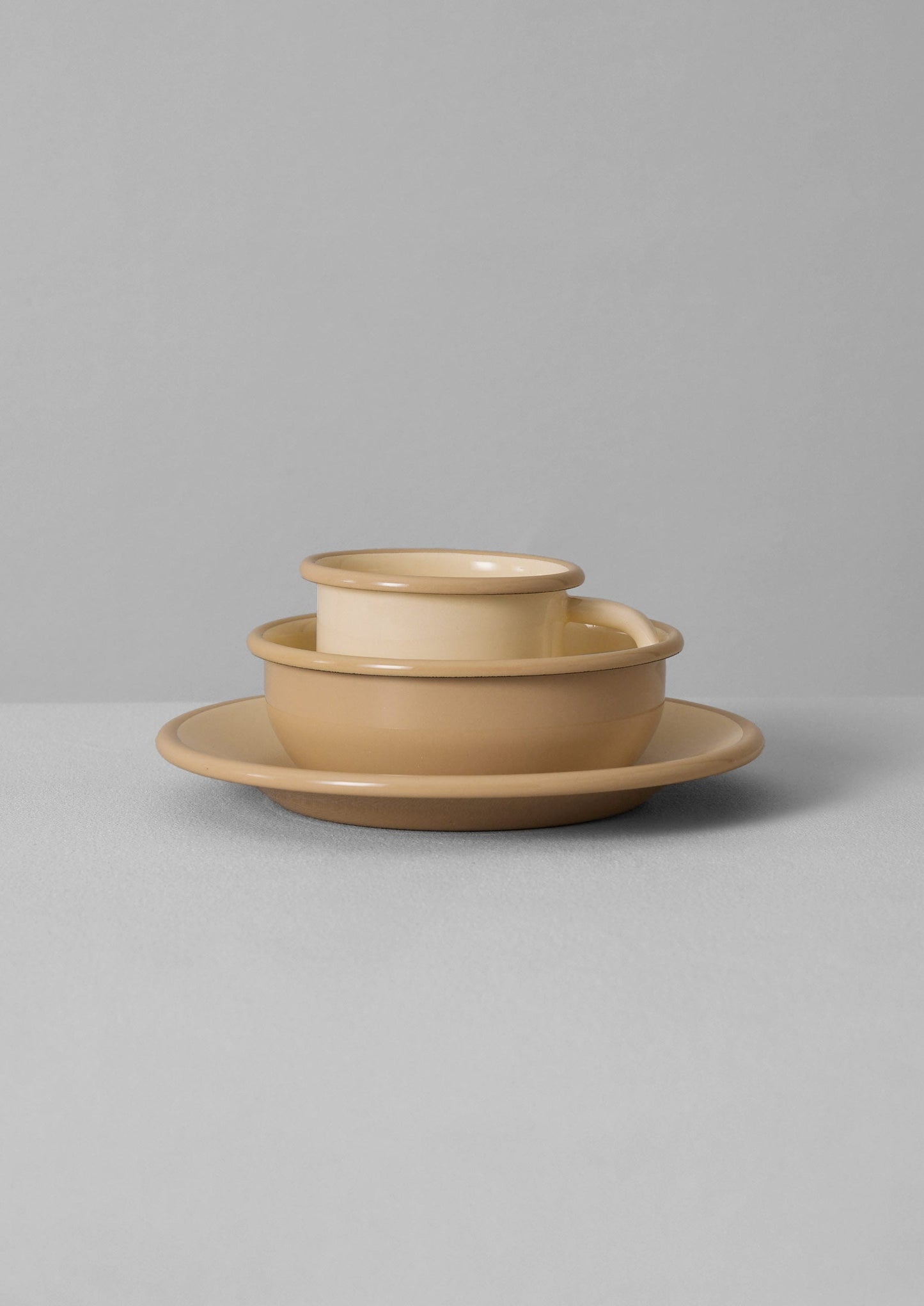 Ciotola da picnic smaltata | Stucco/Crema