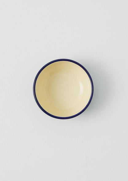 Ciotola da picnic smaltata | Crema/Blu