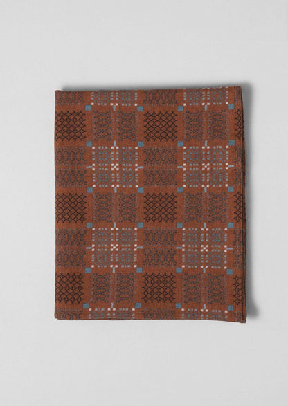 Coperta gallese Melin Tregwynt | Ruggine/Topazio