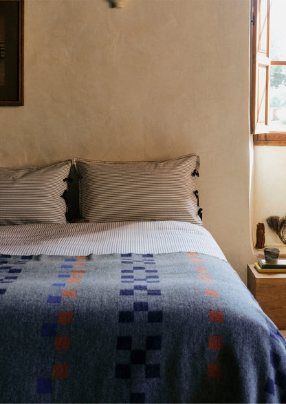 Coperta Bristol Weaving Mill Geo | Carbone
