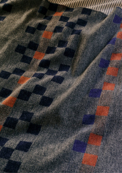 Coperta Bristol Weaving Mill Geo | Carbone