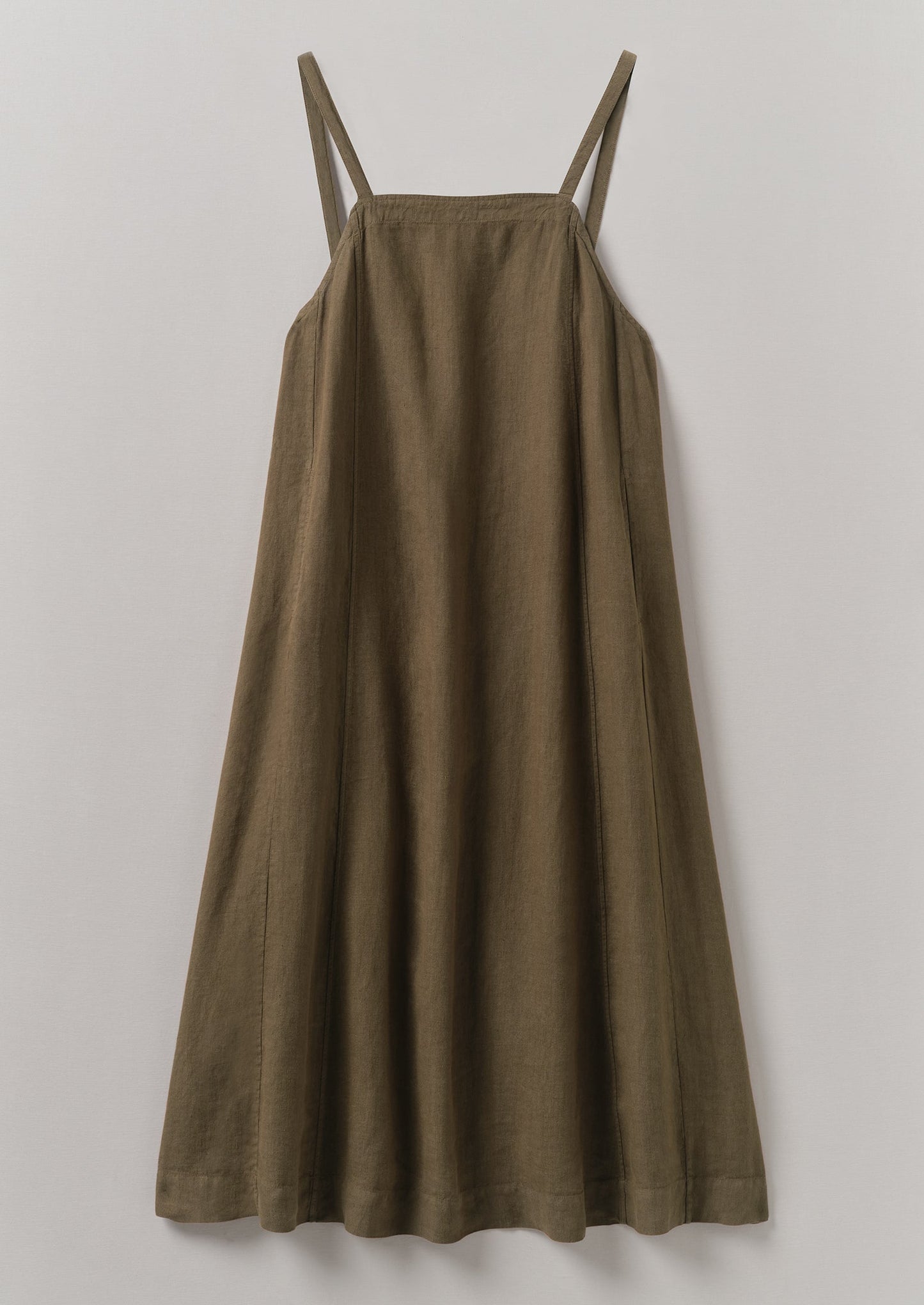 Abito grembiule in lino tinto in capo | Pera