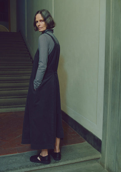 Grembiule in velluto a coste biologico | Antracite