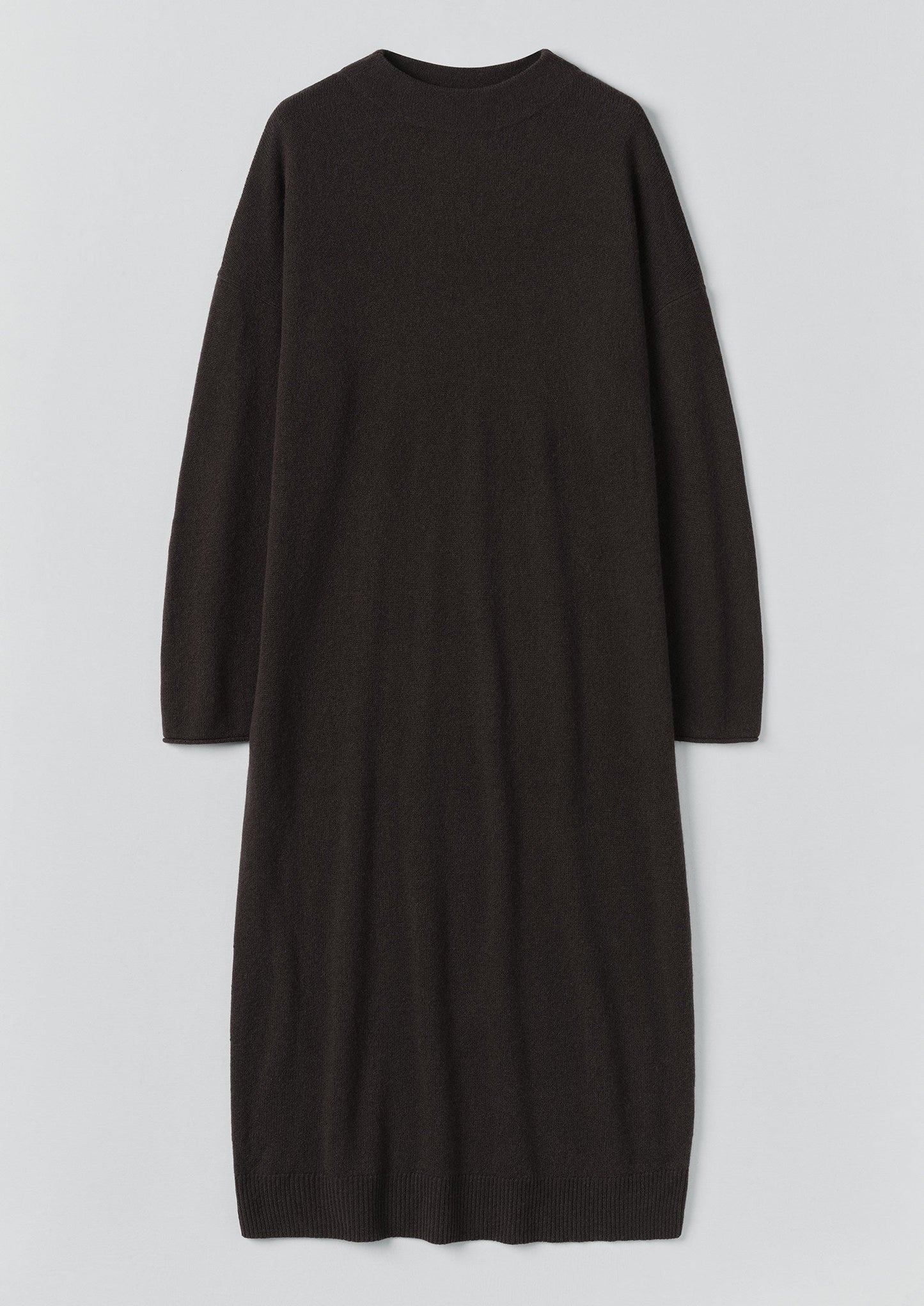 Abito in maglia di lana e cashmere | Marrone terra d'ombra