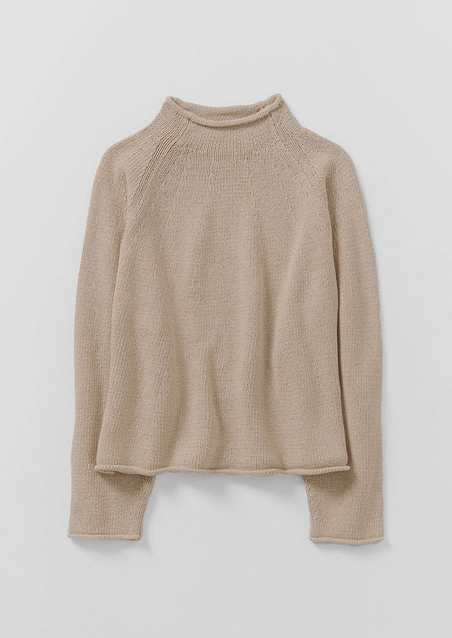 Maglione semplice in lino e cotone biologico | Pergamena