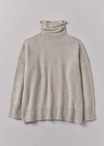 Maglione a collo alto in lana e cashmere | Avena