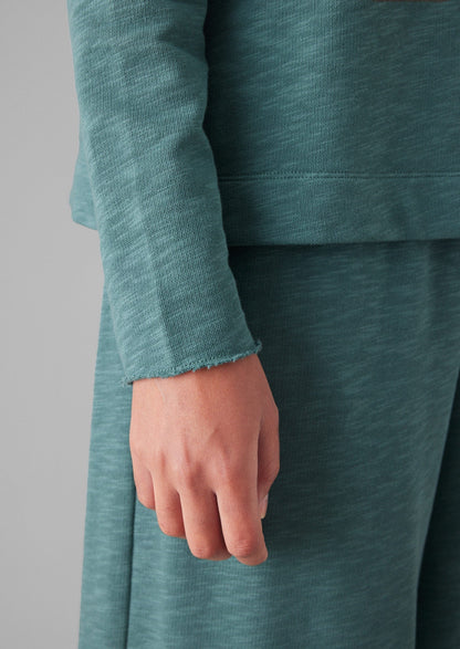 Maglione semplice in maglia Loopback | Giada polverosa