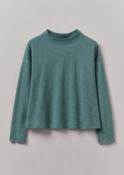 Maglione semplice in maglia Loopback | Giada polverosa