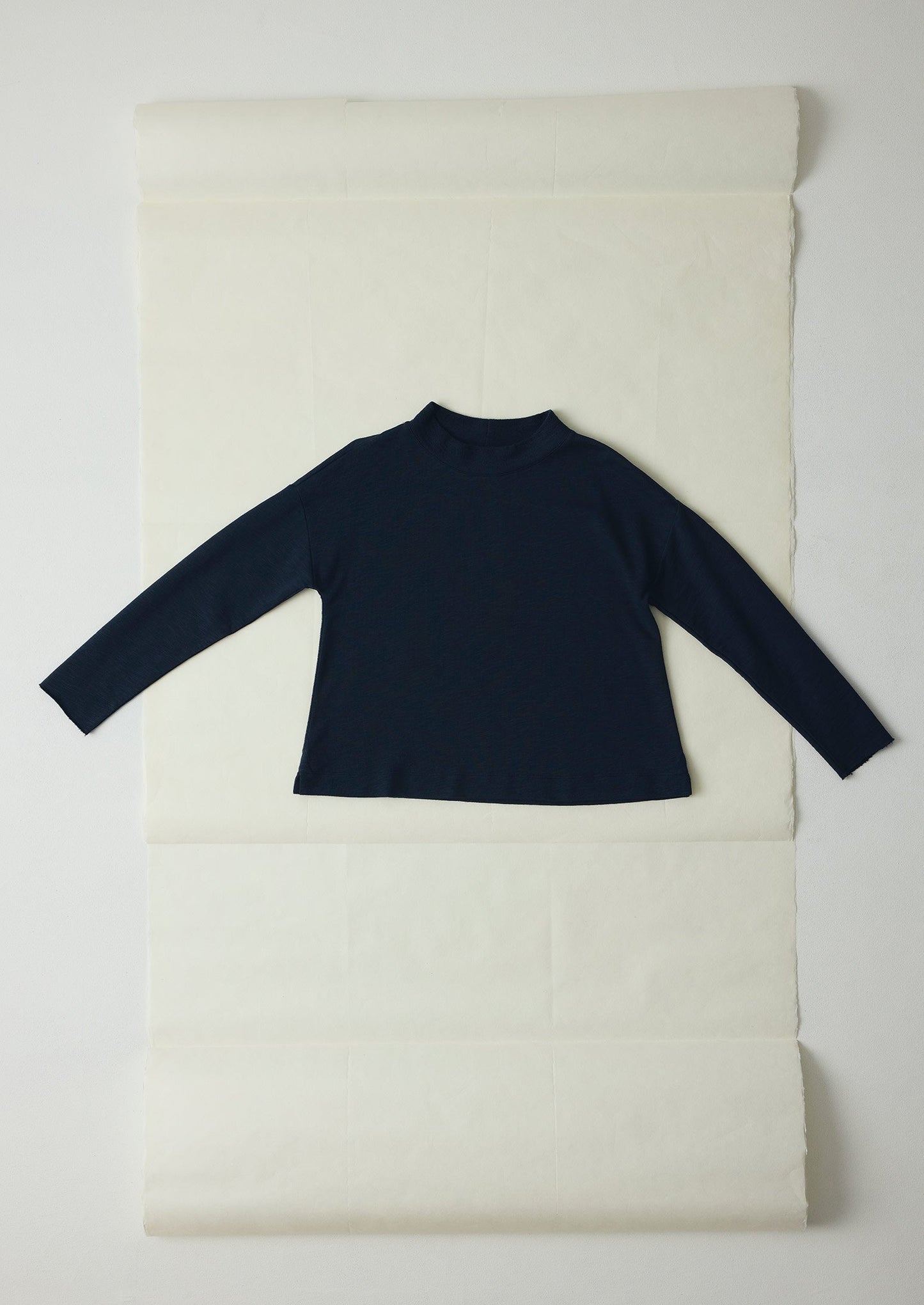 Maglione semplice in maglia Loopback | Mezzanotte