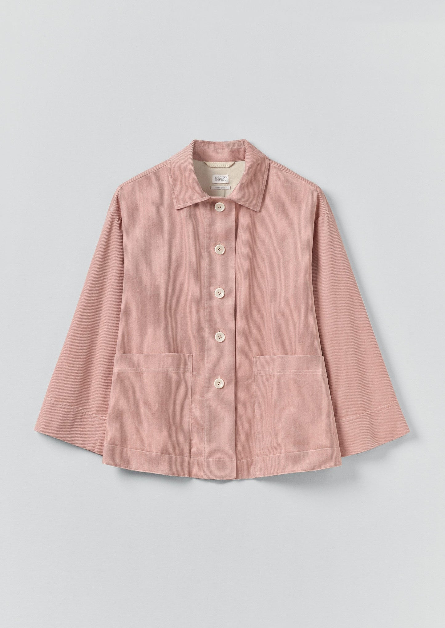 Camicia in velluto a coste biologico | Argilla rosa