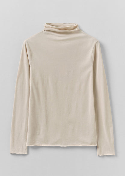 Maglietta in morbido cotone con collo alto | Pebble Moon