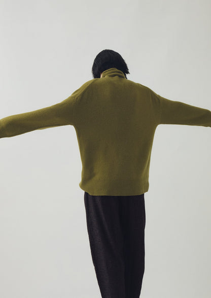 Maglione in lana e cashmere a collo alto | Pera