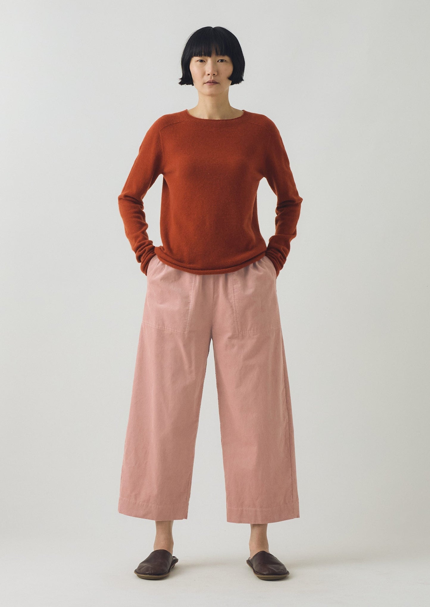 Maglione in lana e cashmere | Terra di Siena bruciata