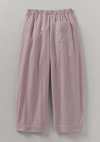 Pantaloni a gamba cilindrica in velluto a coste organico | Wood Lilac