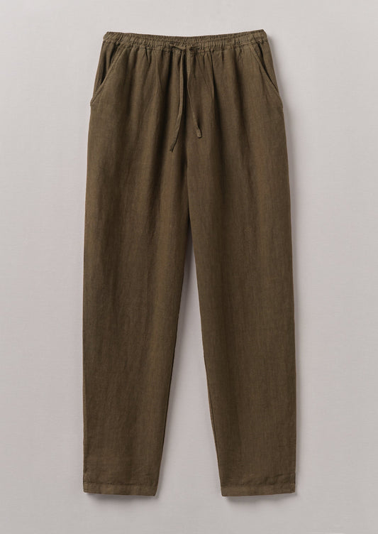 Pantaloni in lino tinto in capo | Pera