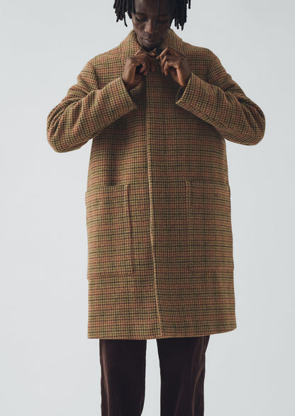 Cappotto in lana a quadri vivaci | Umber Multi