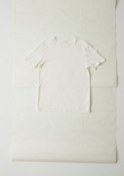 Maglietta a maniche corte in cotone biologico Theo | Gesso