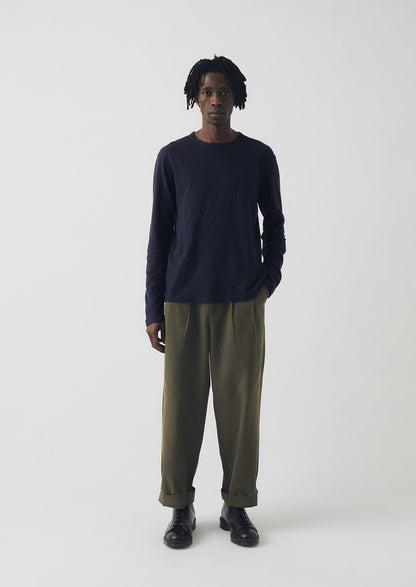 Maglietta a maniche lunghe in cotone Frank | Blu di Prussia